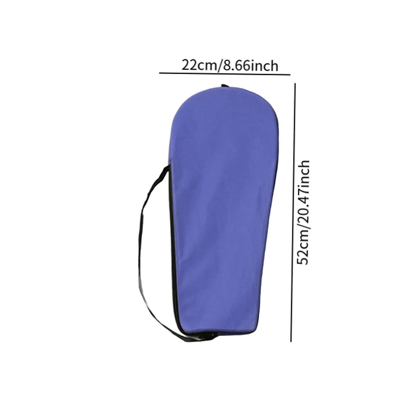 Tennis Racket Bag Spacious Velvet Storage Case with Strap for Pickleball Racket Bag and Outdoor Use