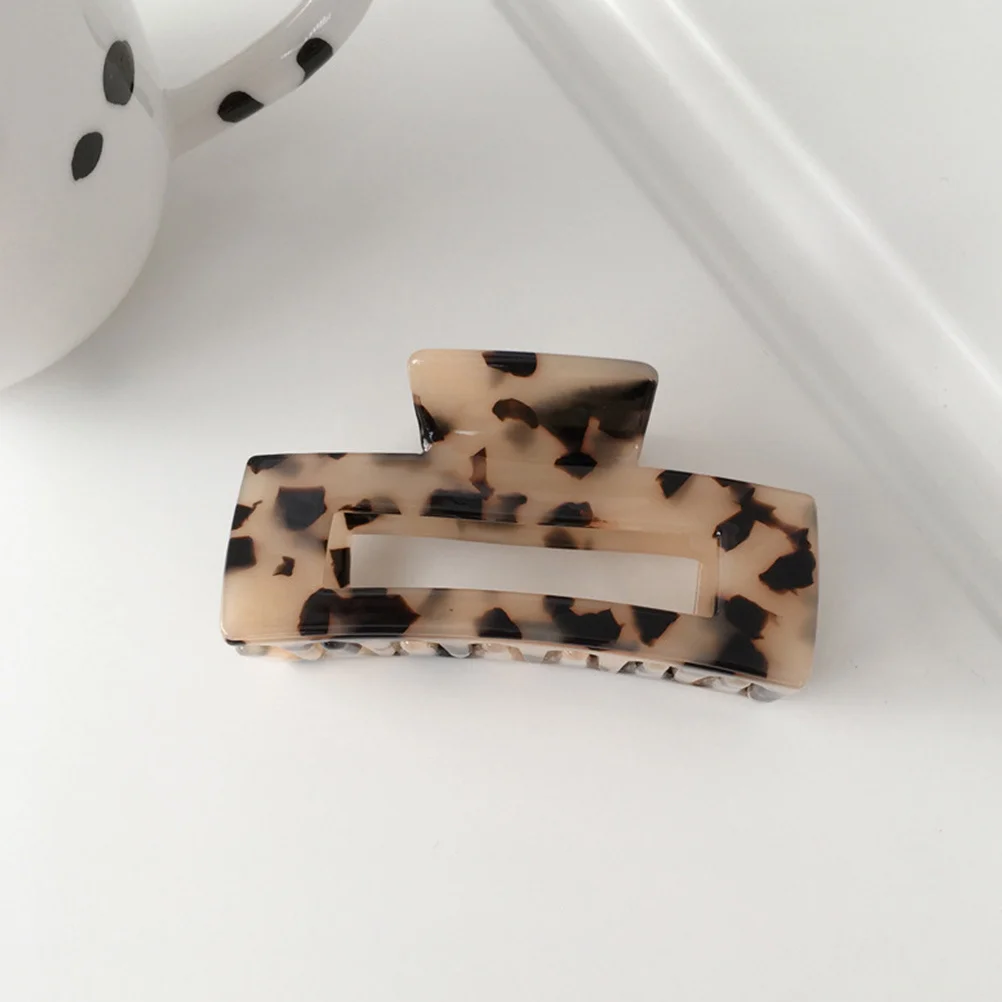 

2pcs Vintage Claw Clips Acrylic Retro Headdress Women Jaw Clamps Makeup Hair Clip Hair Tie Tool Face Wash Auxiliary