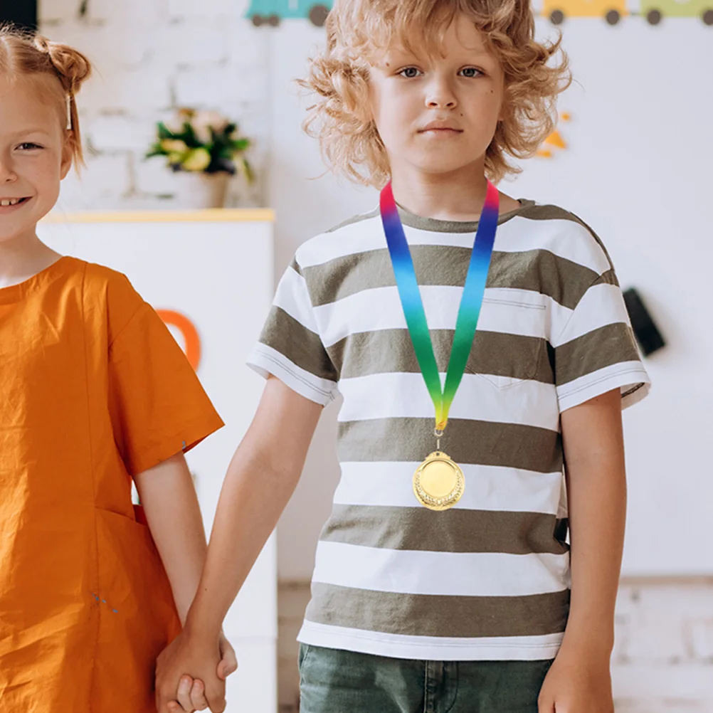 

20Pcs Medal Ribbons Sports Meeting Neck Lanyards Honor Celebrate Achievements Party Games Relay Races Award Ribbons