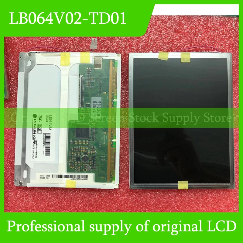 

Original LB064V02-TD01 6.4 Inch LCD Display Screen Panel 640*480 100% Tested