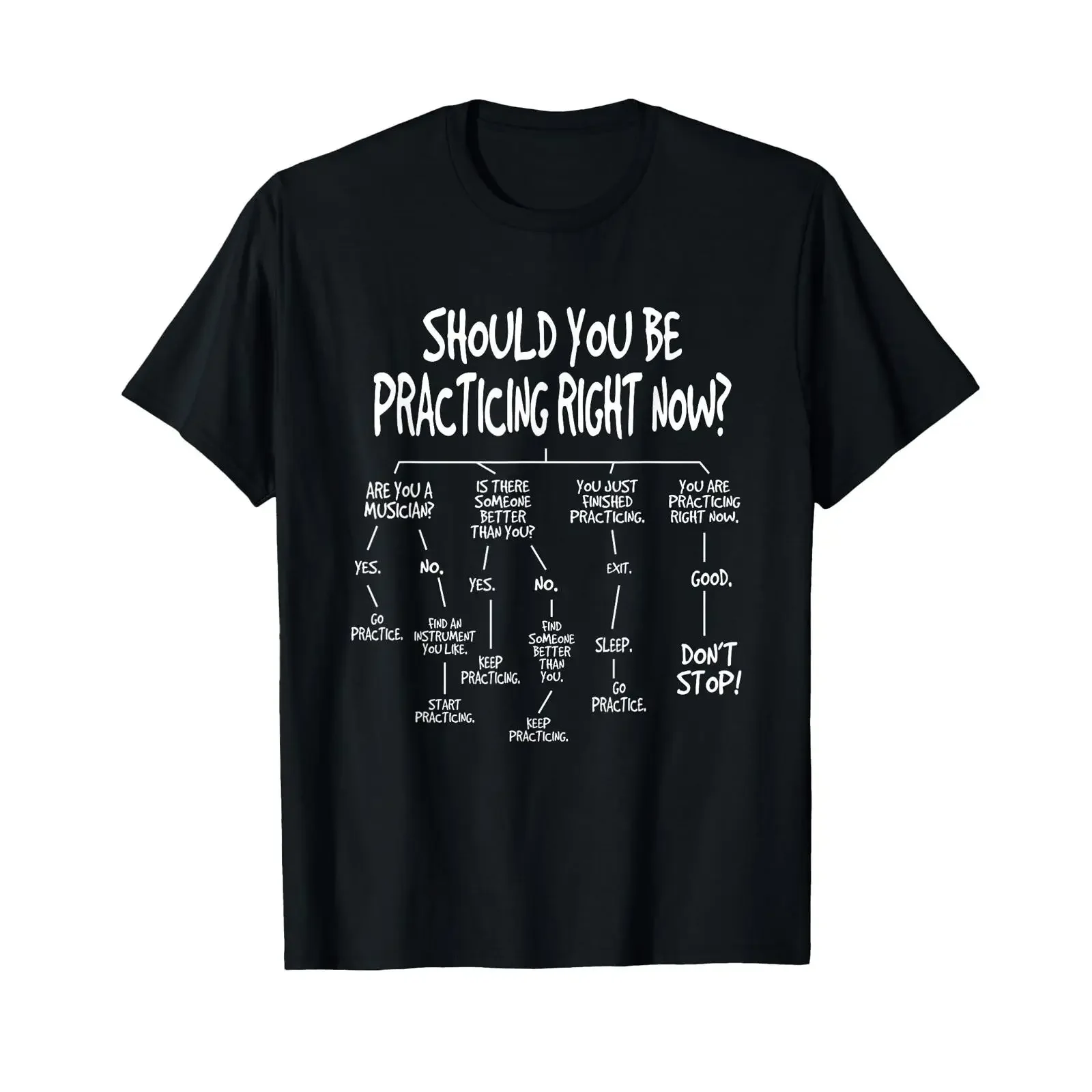 T-shirt drôle unisexe vintage délavé style streetwear légèrement décontracté extensible avec motif algorithme musical pour la pratique des instruments