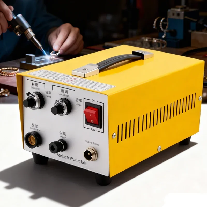 

Portable Manual Laser Welding Machine for Jewelry Pulse Welder Mini Handheld Spot Welding Tool for Jewelry Making Repairs