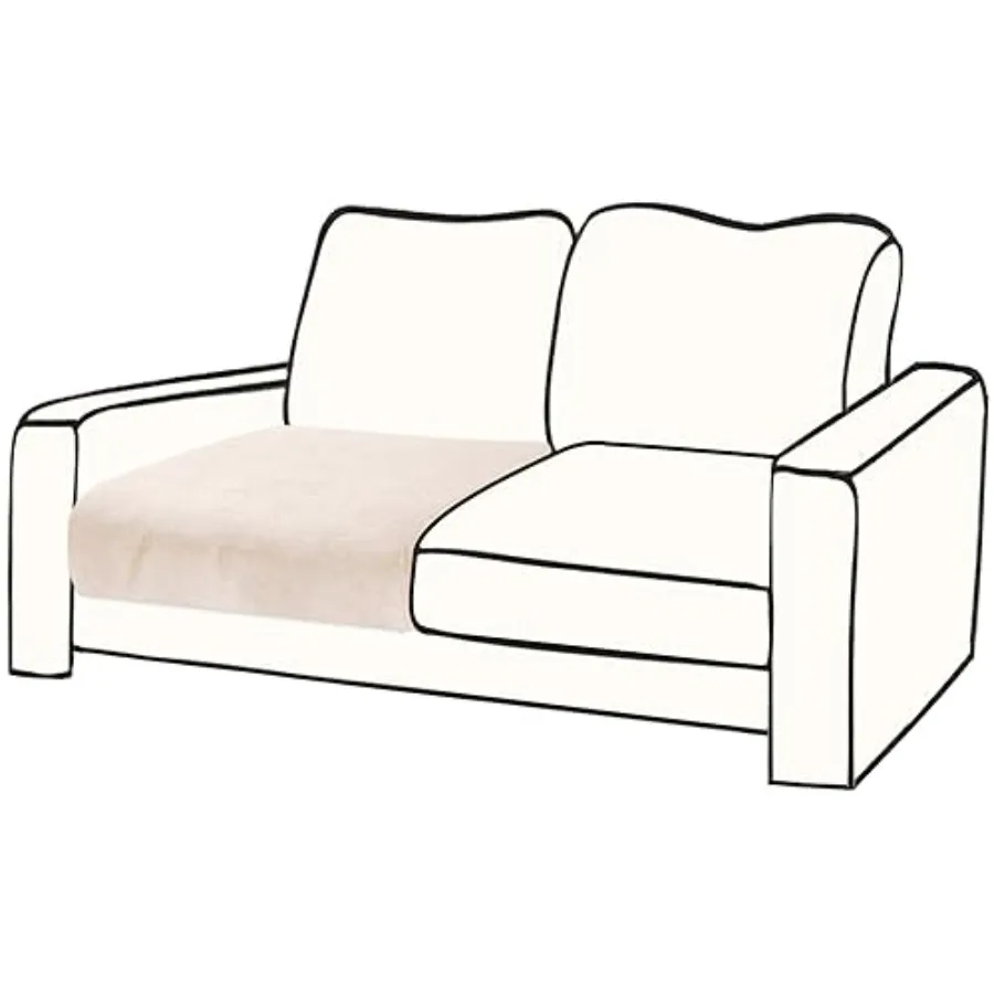 

Couch Cushion Cover Velvet Pcs Seat Cushion Cover Stretch Armchair Cover Separate Sectional Sofa Slipcovers Furniture Protect -