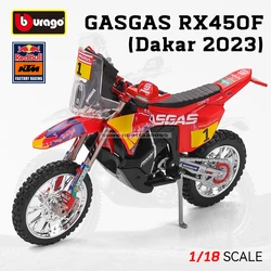 Bburago 1:18 GASGAS RX450F 2023 Ducati, Honda, Kawasaki, BMW motorcycle static model die cast car collectible gift toy car