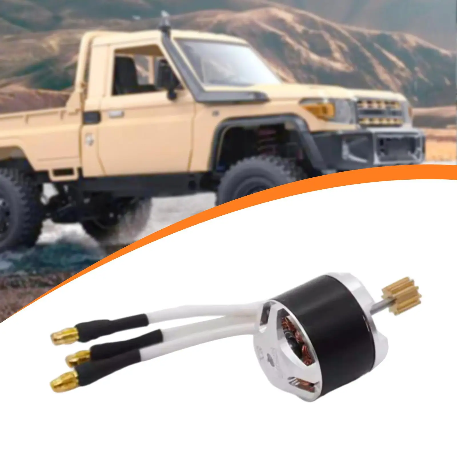 El motor sin escobillas reemplaza la actualización de piezas de vehículos de control remoto RC de alto rendimiento