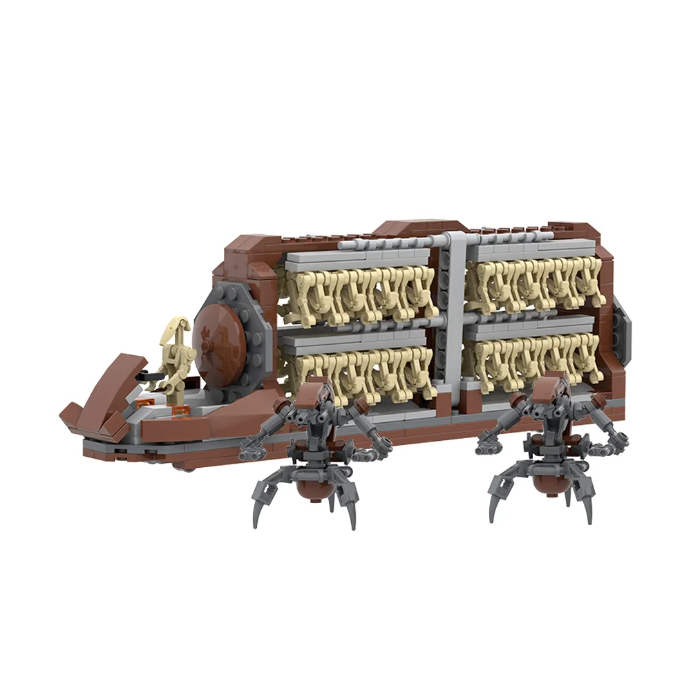 

MOC Space War MTT Building Blocks Model High Tech MTT Troopship Bricks DIY Assembly Toys Kids Birthday Gifts Christmas Surprise