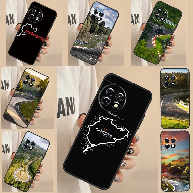 Green Hell Nurburgring Funda For OnePlus Nord 2 2T N10 N20 N30 CE 3 Lite OnePlus 10 Pro 8T 9R 10R 10T 8 9 11 Case