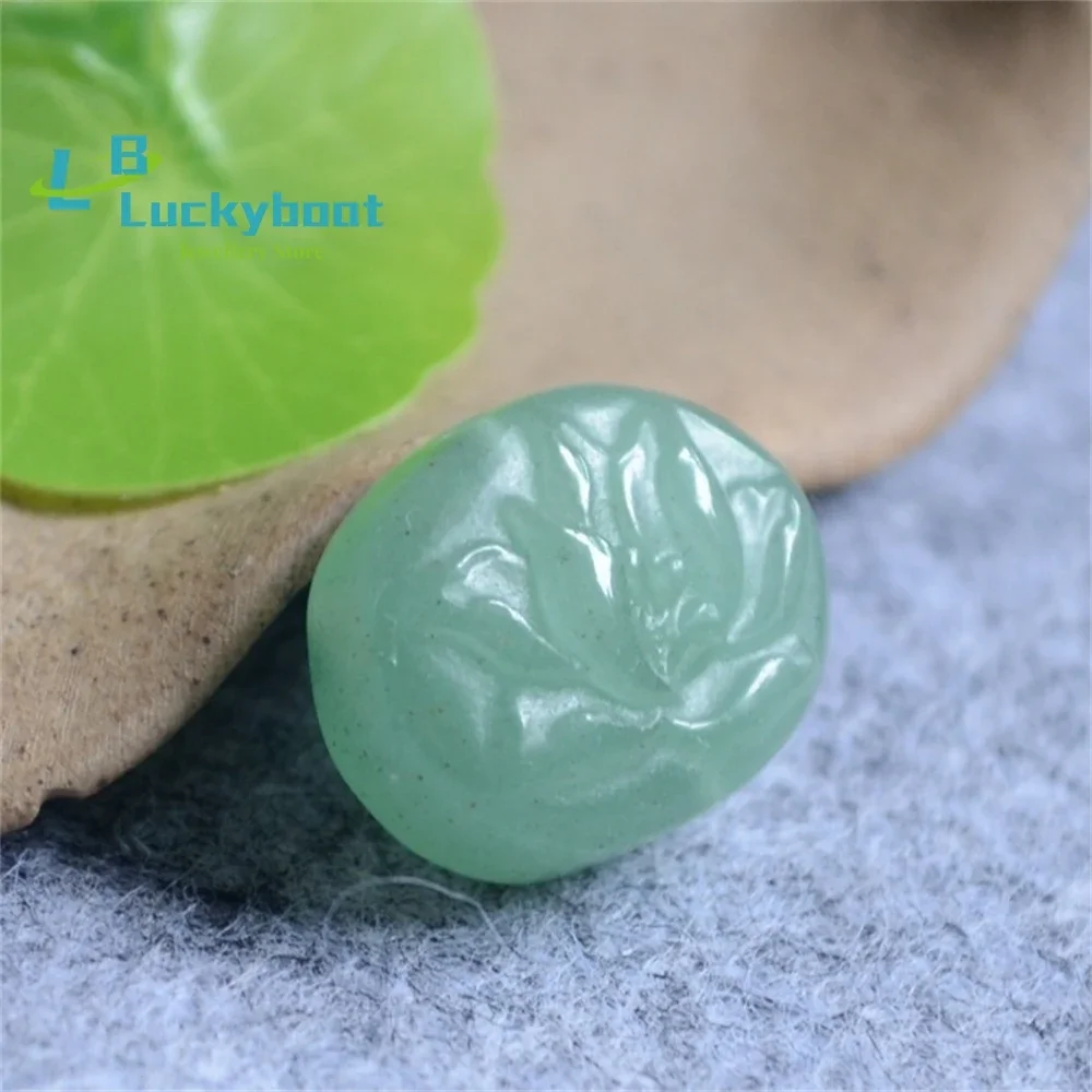 

Dongling нефритовый браслет Lotus через отверстие DIY ювелирные аксессуары ручной работы