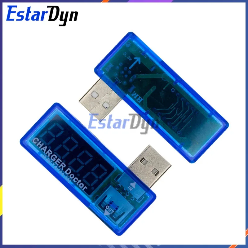 Estardyn Digital USB Mobile Power charging current voltage Tester Meter Mini USB charger doctor voltmeter ammeter LED display