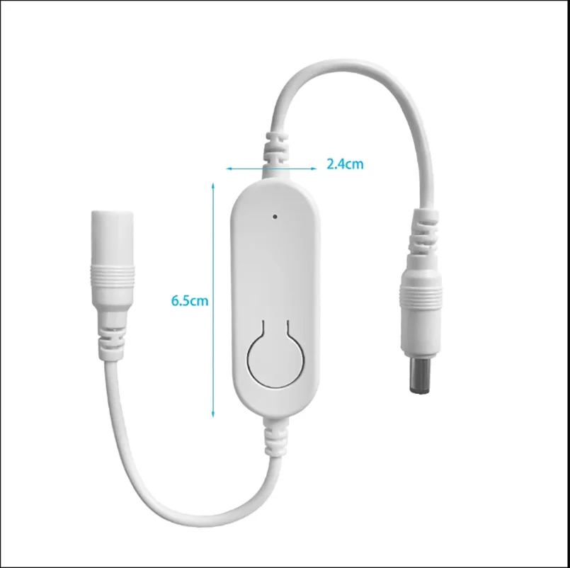 Imagem -03 - Tuya Wifi Led Strip Light Controller Dimmer Branco Quente e Frio Cor Única Ajustar Trabalhar com Alexa Google dc 12v24v