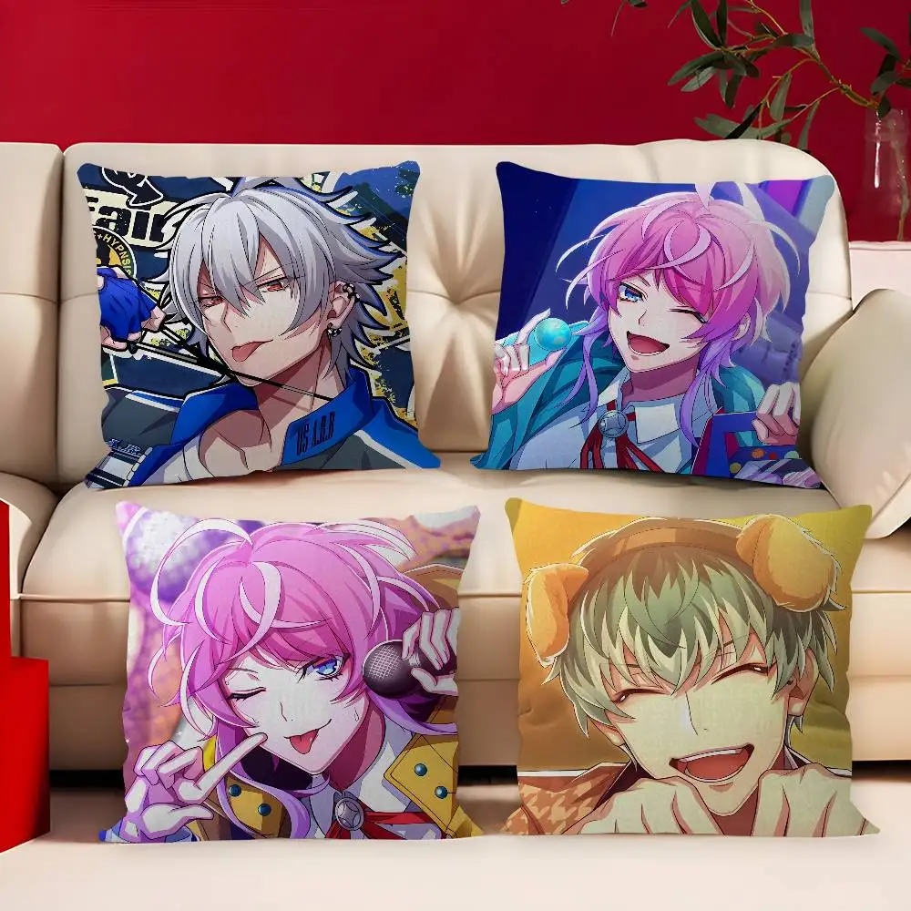 Hypnosis Microphone Maple Design Cushion Cover Happy Autumn Harvest decor Holiday Decorati Pillow Cover