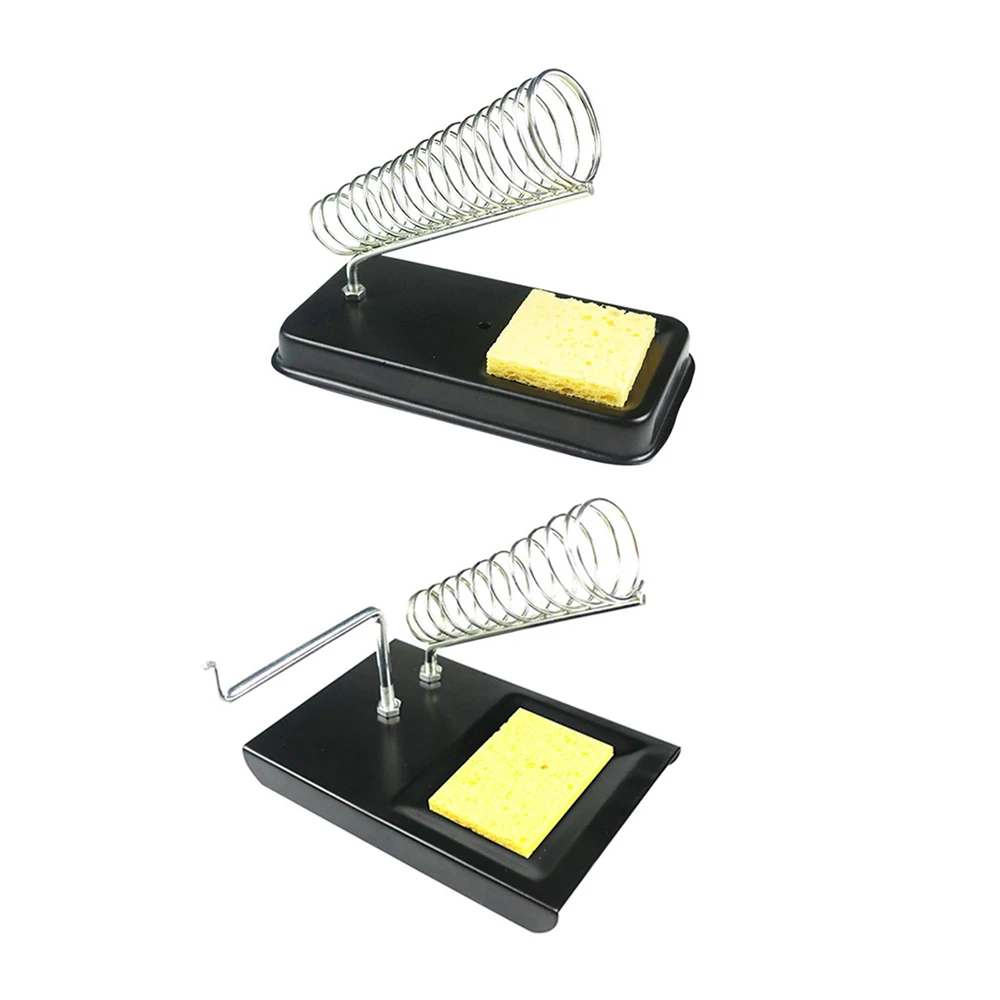 Electric Soldering Iron Stand Holder   with Welding Cleaning Sponge High Temperature Resistance  Accessorie