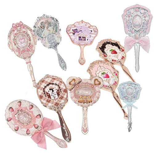 Imagen 1 del producto Espejo de Mano Flower Knows Mirror Moonlight Mermaid, Colección THE SWEETIE BEAR, Edición Limitada en Blanco, Azul y Rosa, Espejos de Hadas