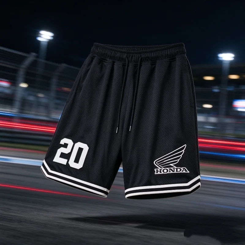 Summer New Men Women Fashionable Casual Sports Shorts Y2K Oversized Breathable Quick Drying Racing Shorts Motocross Shorts