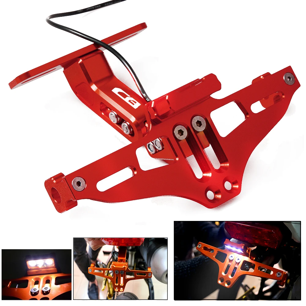 

Motorcycle License Plate Bracket Holder For Honda CB650R CB400 CB500X CB500F CB300R CB190R CB650F CB1000R CB1100 RS/EX CB1300 SF