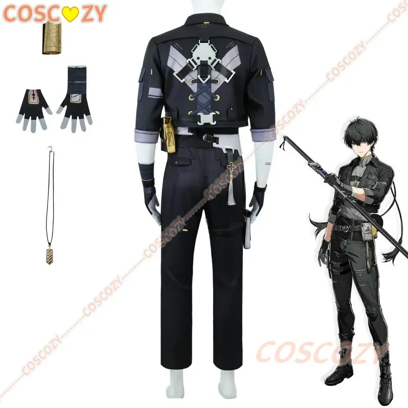 Costume de Cosplay Rover Waves pour Homme, Perruque Trempée, Jeu Wuthering, Grande Taille