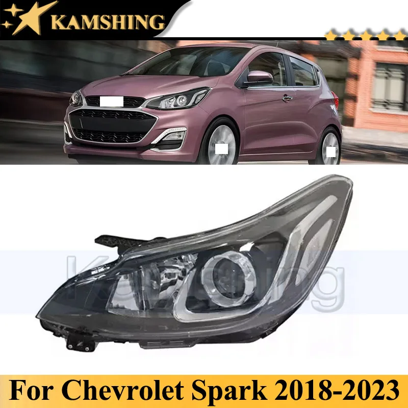 Kamshing Front Headlight Headlamp For Chevrolet Spark 2018-2023 Front Head Light Lamp Head Lamp Light Front Turn Signal Light