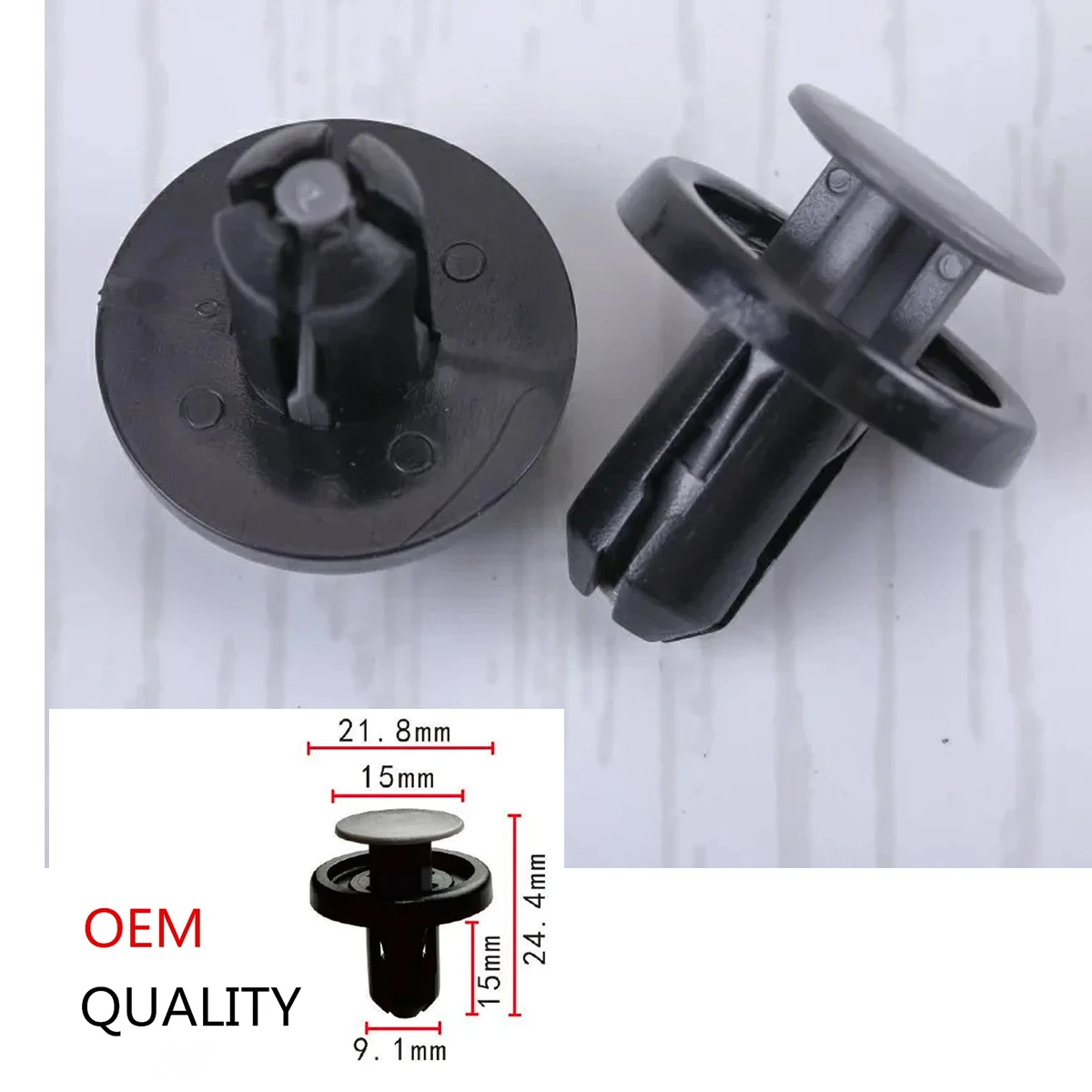 

10x OEM для Toyota 4 runner, RAV 4 нейлоновая крышка двигателя бампера, фиксатор нажимного типа 9046709227