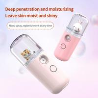 30ml Mist Facial Sprayer Steamer Humidifier USB Rechargeable Face Moisturizing Nebulizer Portable Mini Beauty Skin Care Tools