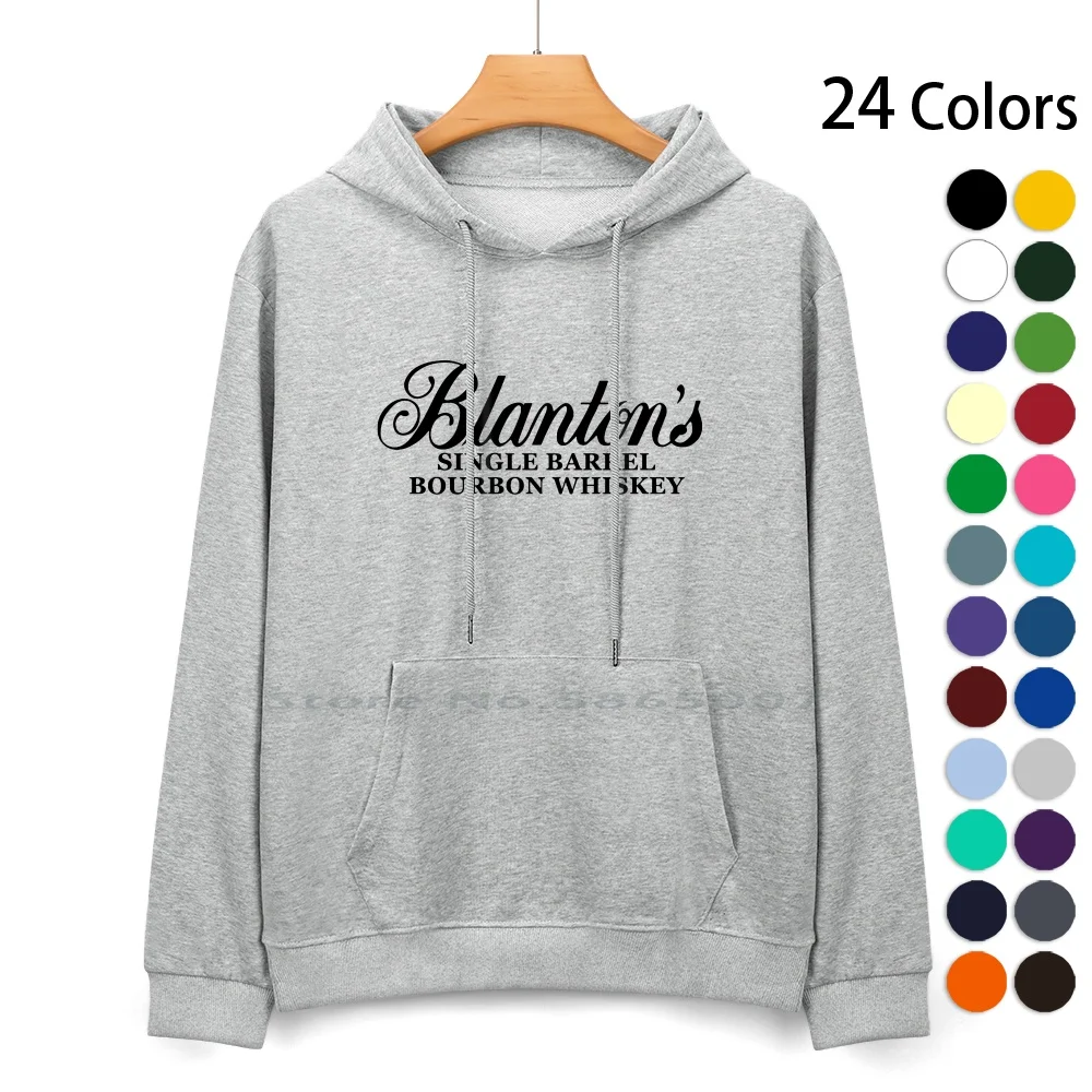 Blanton's Single Bourbon Whiskey Shirts Pure Cotton Hoodie Sweater 24 Colors Blanton Bourbon Whiskey Whisky Americana Vintage