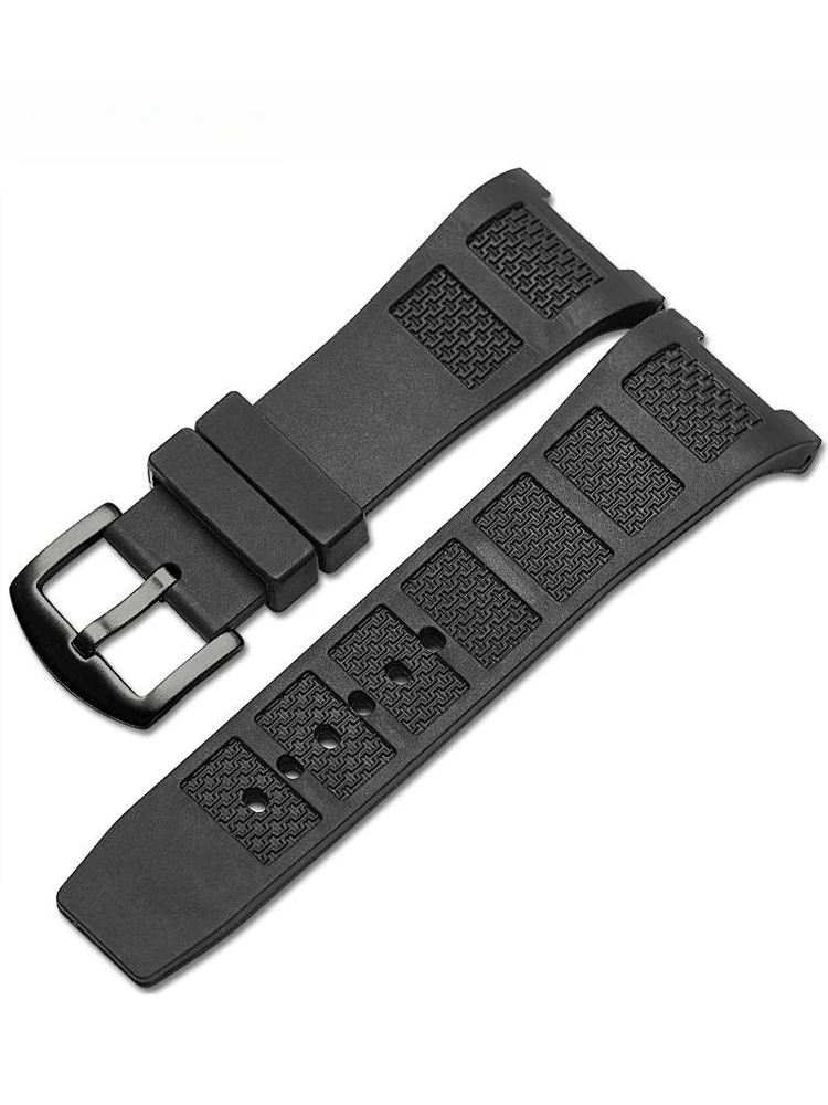 For Universal Engineer Rubber Watchband Men\'s Sports Outdoor Diving 378507 Iw323401 Silicone Concave Interface 30mm Watch Strap