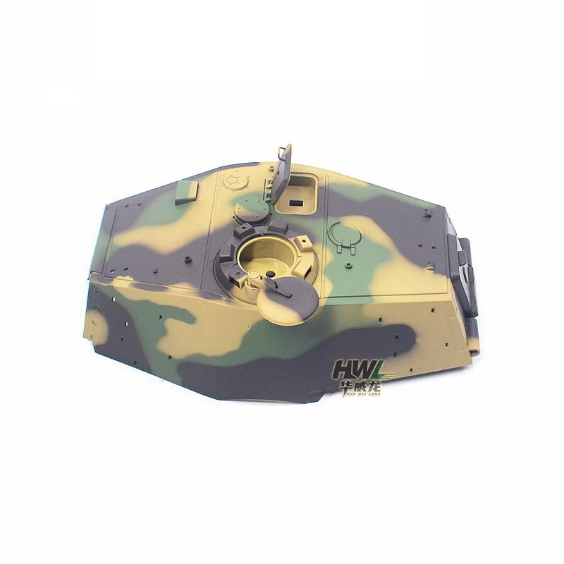 Henglong-tanque Tiger King 3888A-1, accesorios de plástico para Chasis de coche, placa de lámpara trasera, pistola de superficie de coche, Torre telescópica inferior