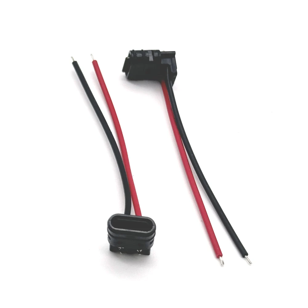 4Pin Waterproof USB-C Type Direct compression female base Female Socket Charging Interface USB Connector With Welding Wire