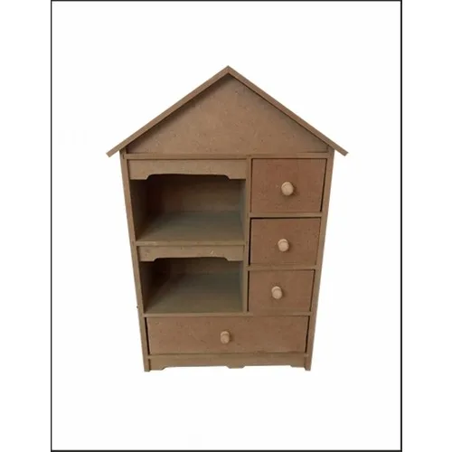 Dalyan Wood Roofed With Drawer Jewelry Box