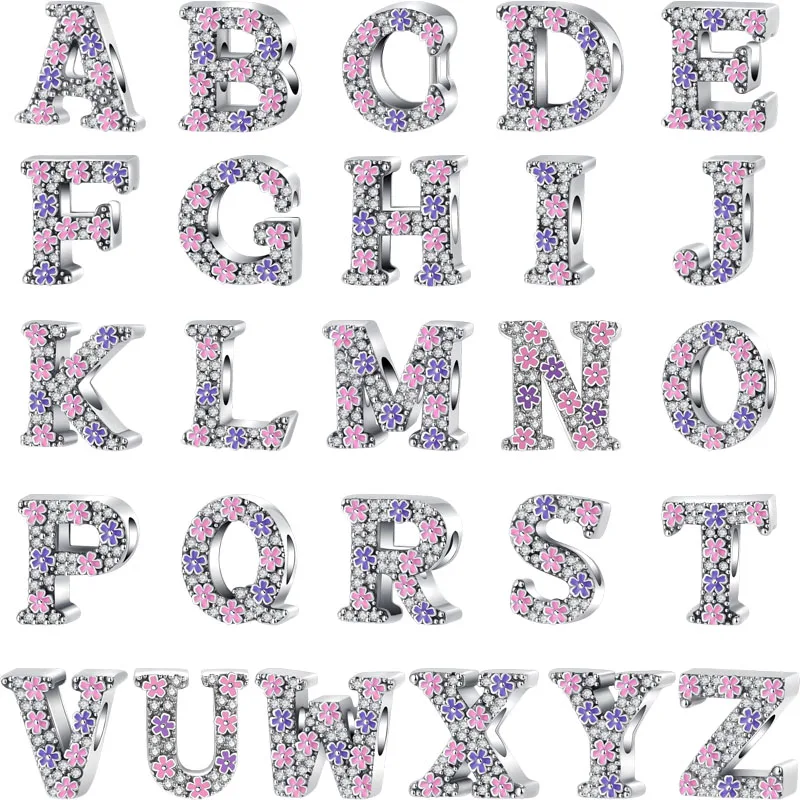 

Новая горячая распродажа, подвесная бусина с буквами 26 алфавита, ювелирный подарок своими руками, модные украшения для ожерелья, кулона и браслета