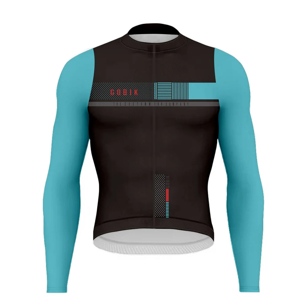 

Cobik Man Cycling Jersey 2025 Summer Breathable Long Sleeve Men's Cycling Clothing MTB Road Anti-UV Men's Cycling Shirt