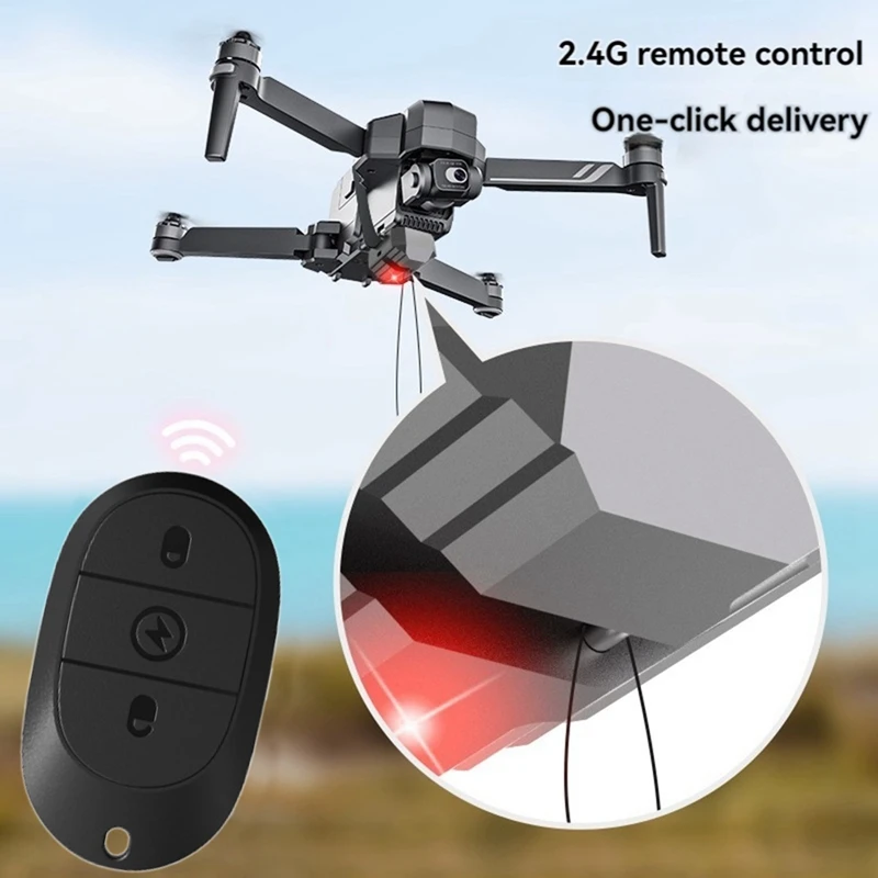 Drone Airdrop System For DJI Mini 4 Pro/Mini 3 Pro/Mini SE/Mini 2/2 SE For Fishing Bait Wedding Ring Gift Airdropper