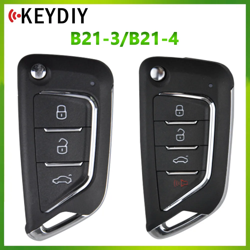 

KEYDIY KD MINI B21-3 B21-4 NB21-4 3/4 Buttons Blank Remote Car Key For KD900/KD-X2 Key Programmer B/NB Series Remote Control