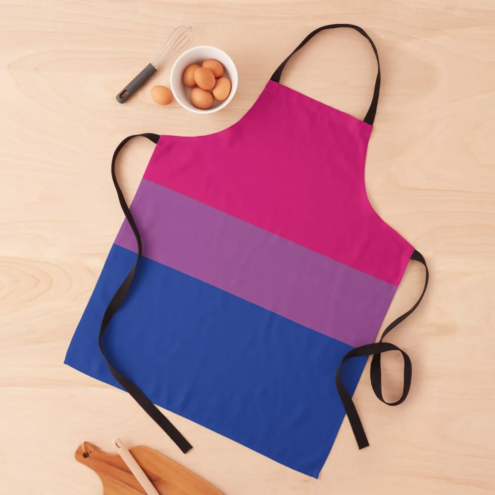 

Bisexual Pride Bi Flag Colors LGBTQ Apron chef apron apron for kitchen women Kitchen household items