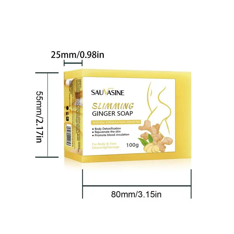 Sapone naturale allo zenzero sapone linfatico zenzero sapone dimagrante essenza di zenzero saponi da bagno per il corpo sapone allo zenzero biologico sapone essenziale allo zenzero