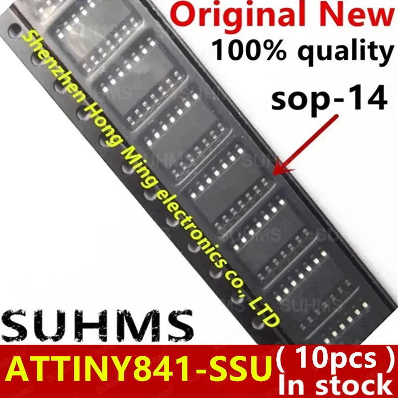 (10piece)100% New ATTINY841-SSU ATTINY841-U TINY841-U sop-14 Chipset