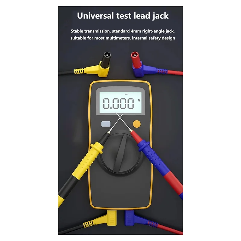 ABZV-W9 Superconducting Multimeter Pen Test Cable Replaceable Tip Universal Pointer Lead Probe Wire
