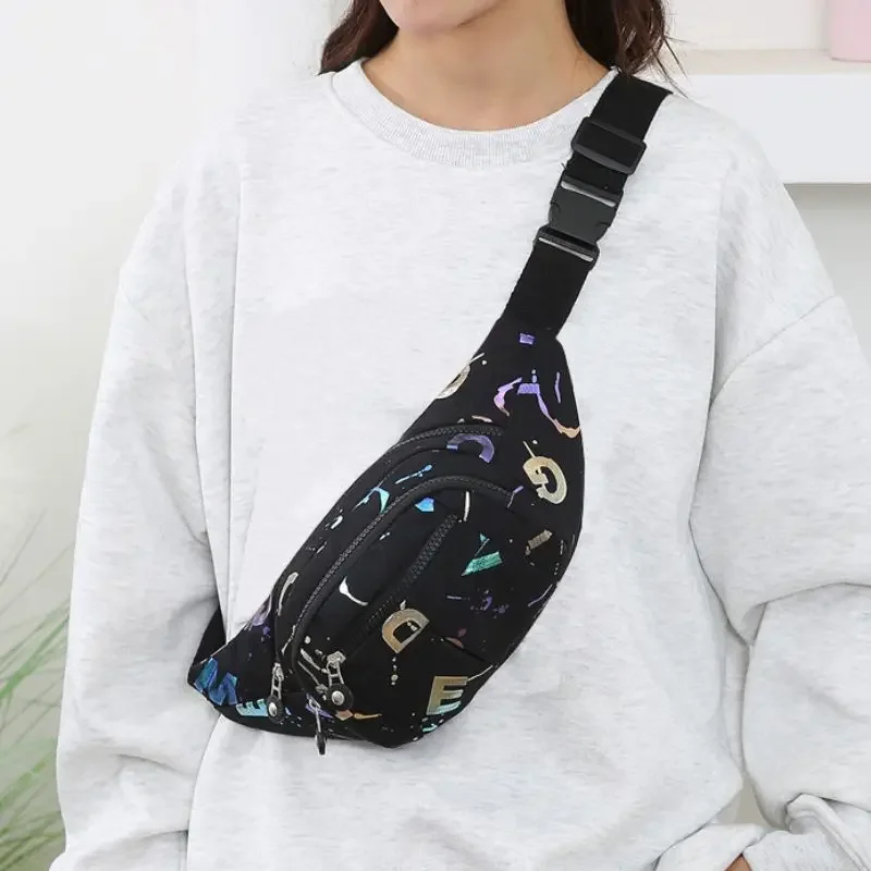 Women Waist Bag Fanny Pack Zipper Chest Bag Females Money Pouch Travel Shoulder Purse Belly Pocket Hip Bum Bag