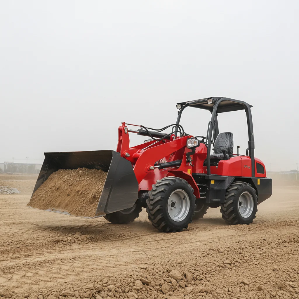 

4X4 Mini Telescopic Boom Wheel Loader Compact Articulated Telehandler For Farm Garden Landscaping