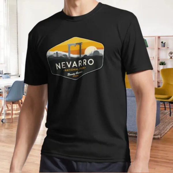 New Best Nevarro Nation Active T-Shirt Funny Logo Tee Men's T-Shirt Size S to XL