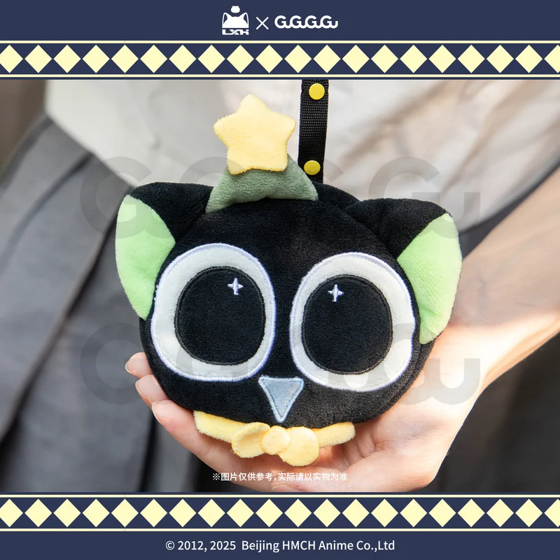 

Kawaii Luo Little Black Star Rhythm Echoes Series Plush Badge Bag Bar Pack Movie Accessories Fans Surprise Gift Toy Collection