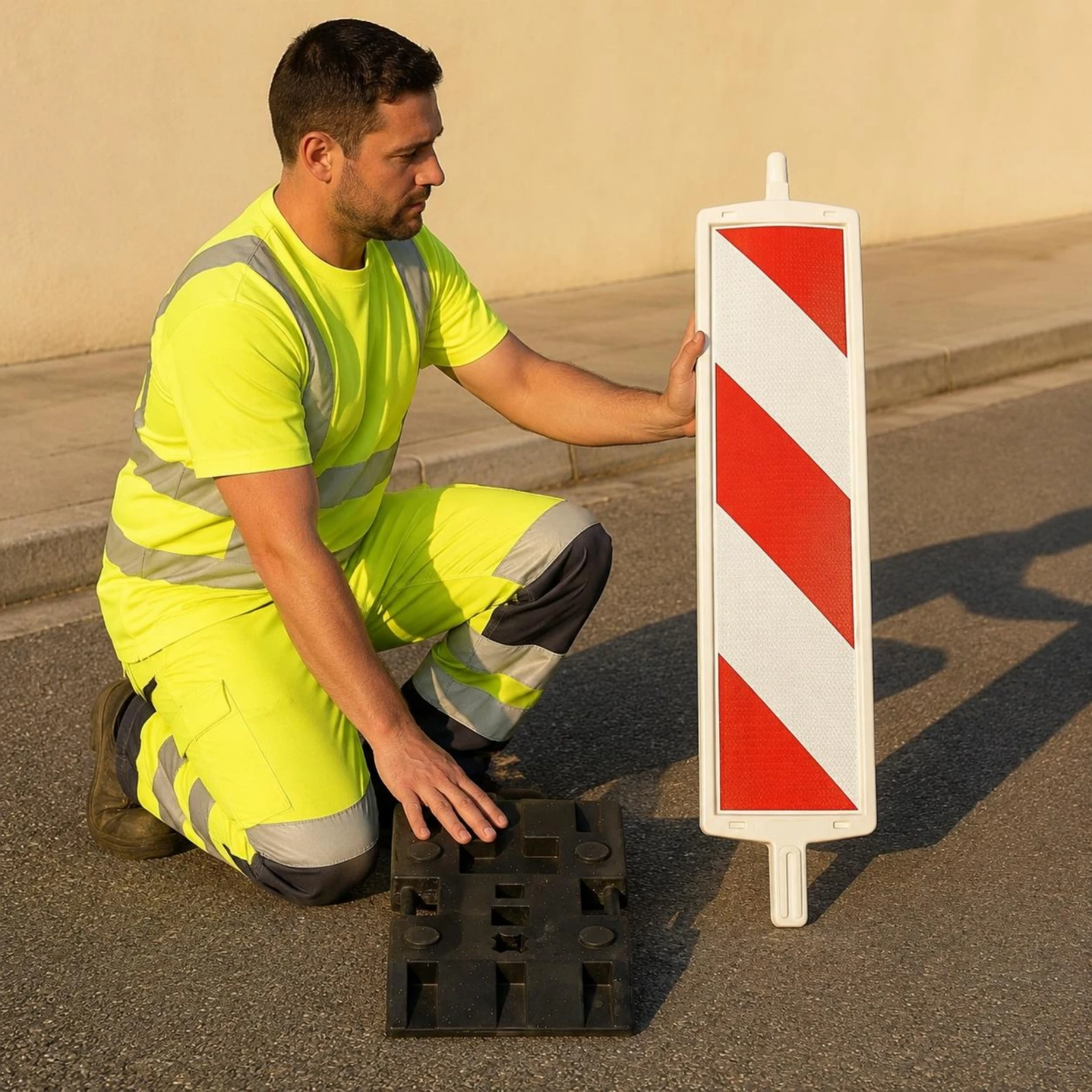 segnale-stradale-con-base-in-gomma-e-design-divisibile-guida-stradale-controllo-del-traffico-cornice-bianca-connettore-superiore-per-palo