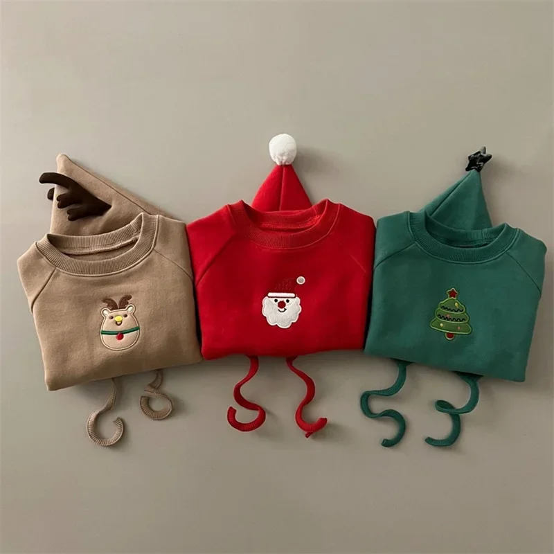 Christmas Winter Baby Onesie Newborn Boys Girls Clothes Sweater Cotton Festival Costumes Infant Long Sleeve Baby Romper Outfit