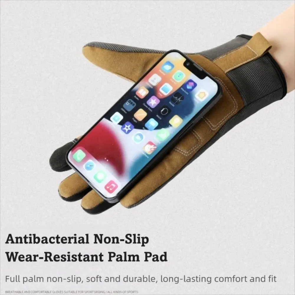 

Велосипедные перчатки с отличным захватом, эффективные дышащие рабочие перчатки с сенсорным экраном, легкие перчатки с сенсорным экраном