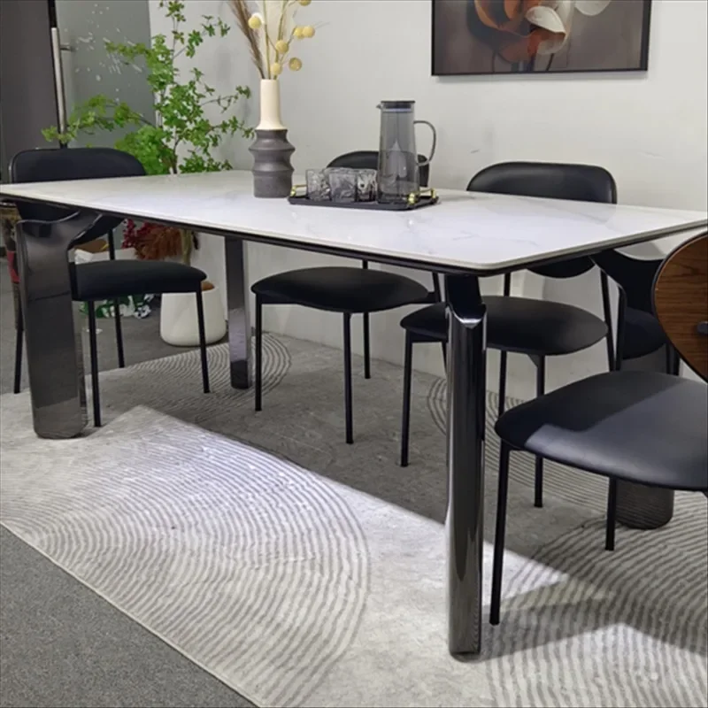 Elephant leg Stainless steel dining table bracket Rock slab Marble Luxury stone dining table Four feet Base Table feet Household