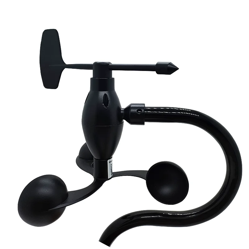 CE RoSh certified RS485 MODBUS digital all-in-one cast aluminum self-heating combined anemometer and wind vane sensor