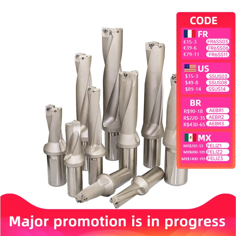 

U drill C20-4D15-63WC03 C25-4D20-83WC03 4D depth,fast drill,Indexable bit,for Each brand WC series blade,Machinery,Lathes,CNC