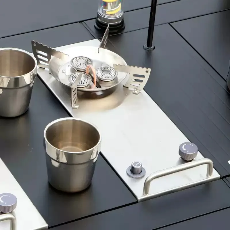 Stainless Steel IGT Gas Stove Half Unit 0.5 Module Outdoor Camping Picnic Portable Cooking Burner