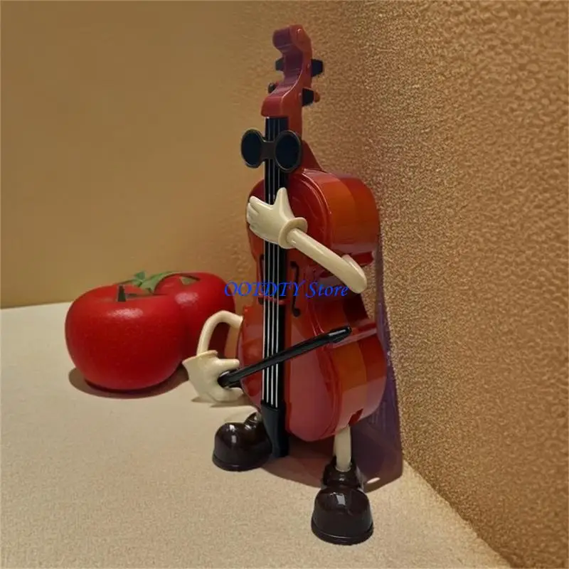367A Styles Cellos Guitar Violins Music Boxes Moving Figures Decorative Room Accent