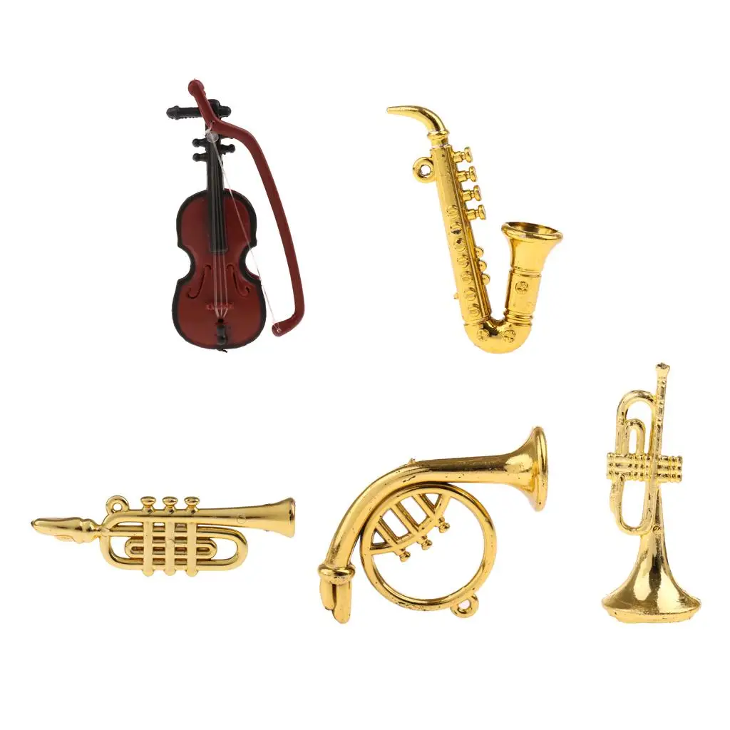 

Miniature Dollhouse Accessories Plastic Violin Model 1 12 Scale Musical Instrument for Dolls House Miniatures Display