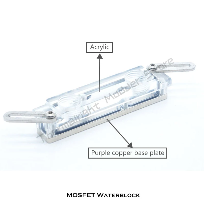 MOD MOSFET PC Radiator ,6CM 8CM 10CM MOS Waterblock For Motherboard Power Supply Graphics Card GPU